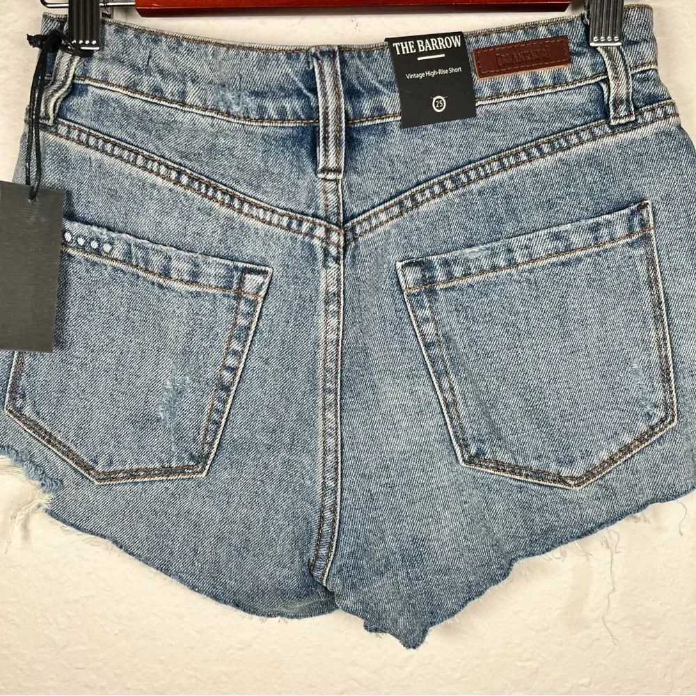 Blank NYC denim shorts 🔥 NWT 🔥 “ The Barrow 🔥 high-rise 🔥 size 25